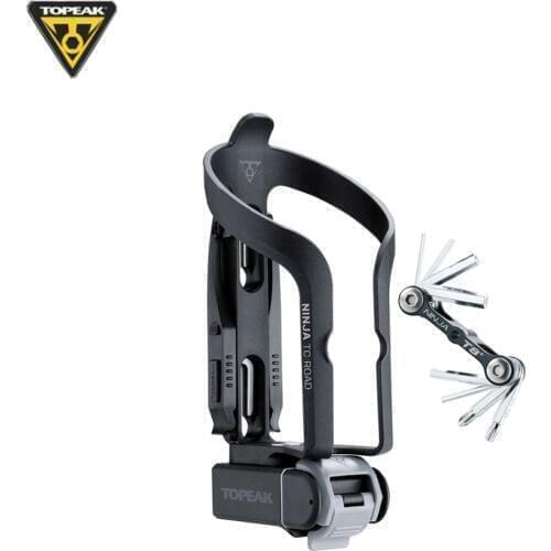 TOPEAK NINJA TC ROAD Bike Water Bottle Holder Cage Engineering grade Plastic Road Mounting Bicycle Part + Tool