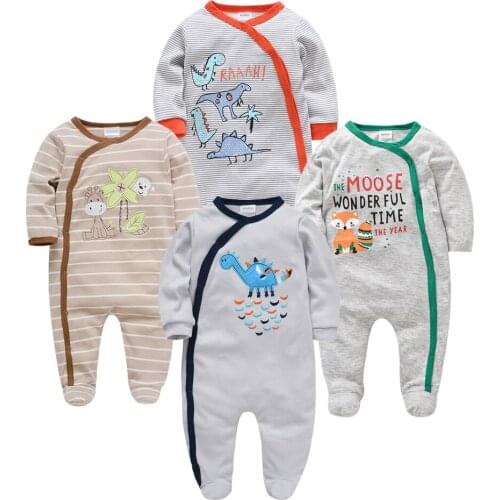 Kavkas 2021 Winter Baby Romper Warm Jumpsuit Baby Girls Clothing Long Sleeve Toddler Clothing Bebek Roupa De Bebes