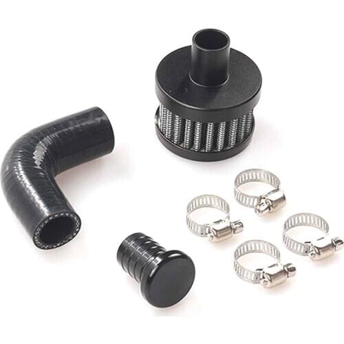 Crankcase Ventilation Line Change Kit for Dodge 07.5-17 Deviant PCV CCV Reroute Delete 2500 3500 4500 5500 Breather