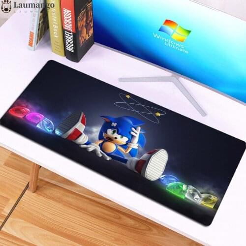 Keyboard Desk Mat Anime-Sonic Comfort Mouse Mat Gaming Mousepad XL high Speed mouse pad desktop office carpet the-hedgehog