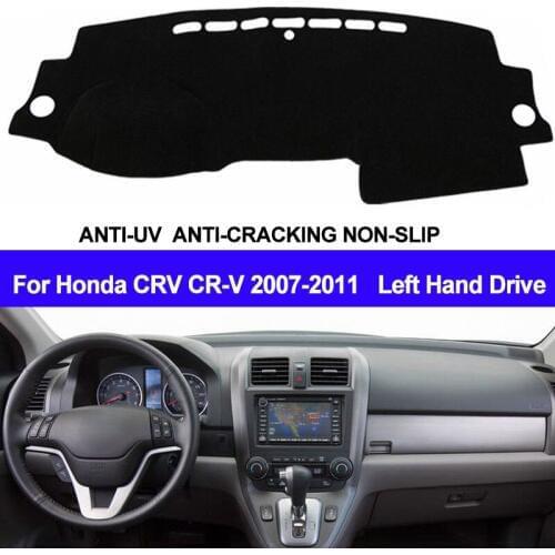 TAIJS Car Dashboard Cover Dash Mat Dashboard Pad Carpet Anti-UV Sun Shade For Honda CRV CR-V 2007 2008 2009 2010 2011 Non-slip