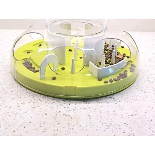 P15D Dog Bowl Slow Eating Maze Shaped Multifuction Prevent Choking Plates for Dogs Anti-choking Food Grade Plastic