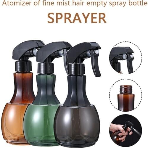 New 400ML Fine Mist Water Spray Bottle Plastic Gardening Water Sprayer Bottle Handheld Multifunctional Hairdressing Sprayer Tool