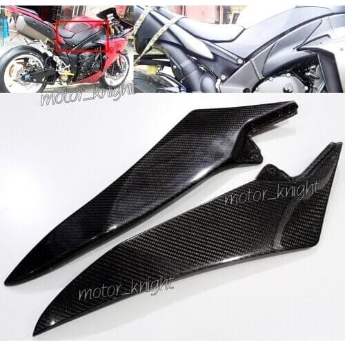 Gas Tank Side Trim Cover Panel Fairing Carbon Fiber For Yamaha R1 YZF 2009-2014 10 11 12 13