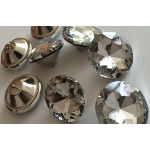 Wholesales 1000pcs, Gem flower crystal button ,sofa, soft bag buckles Crystal Buttons Headboard Buttons Sofa Bed Wall