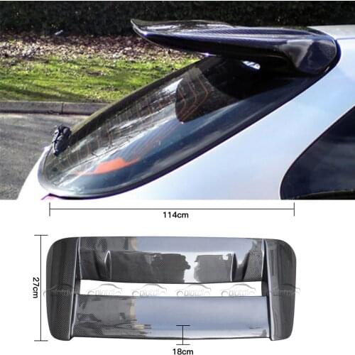 Fit For Honda EK K8 Civic 3 Door Rear Roof Spoiler Trunk Wing Boot Carbon Fiber / FRP Material 1996-2000
