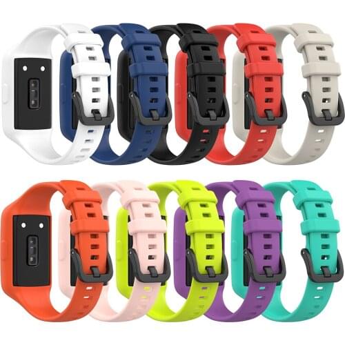 Watch Strap Belt for Huawei Honor Band 6 Pro Silicone Wristband Replacement Adjustable Strap Accessories