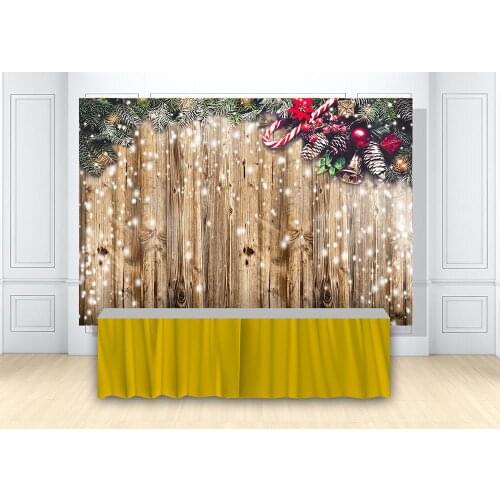 Christmas Backdrop Noel Kids Family Photo Backdrop Rustic Wood Wall Retro Background Glitter Snowflake Studio Wall Banner Poster