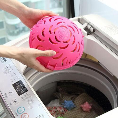 Pink Saver Washer Bra Laundry Wash Washing Ball Clothes Cleaning Tools Practical Bubble Bra Double Ball
