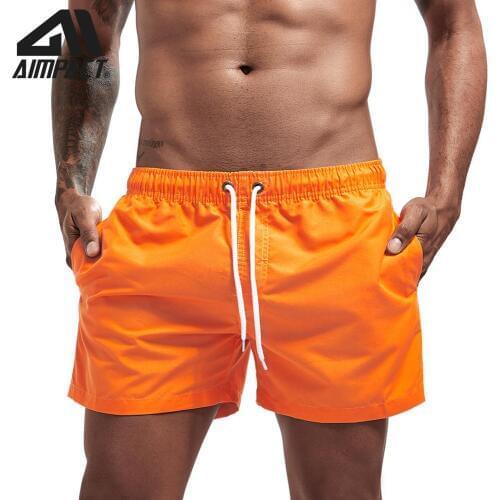Aimpact Quick Dry Board Shorts for Men Summer Holiday Beach Surfing Swimming Short Trunks Male Running Jogging Shorts AM2166