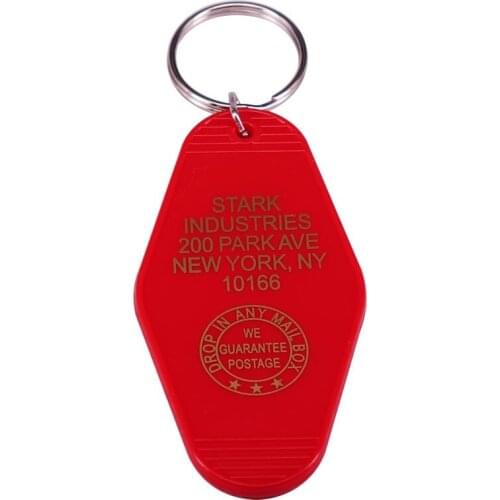 Stark Industries -Red Motel Key Fob