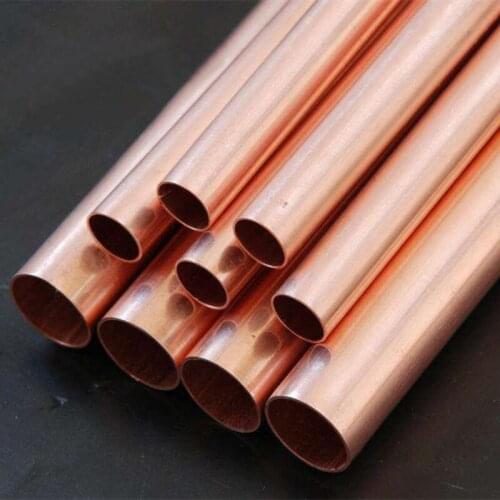 T2 Copper Pipe Coil Copper Tube Intermediate Joint Direct Connection Pressure Pipe Cold Pressed OD 3-30mm Thick 0.5-3mm