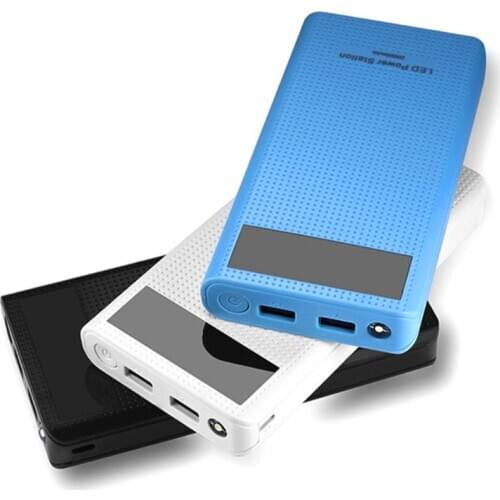 Type C Dual USB QC3.0 7x 18650 Battery DIY Power Bank Box Charger For Cell Phone