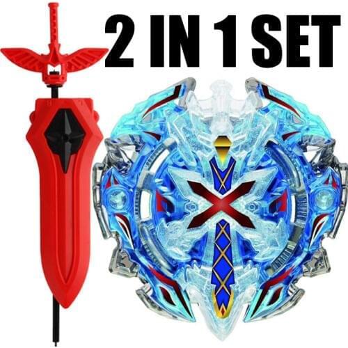 B-67 BLUE Xeno Xcalibur / Xcalius / Excalibur DOWN ORBIT Burst BOOSTER Spinning Top Toy Kids With Sword Launcher