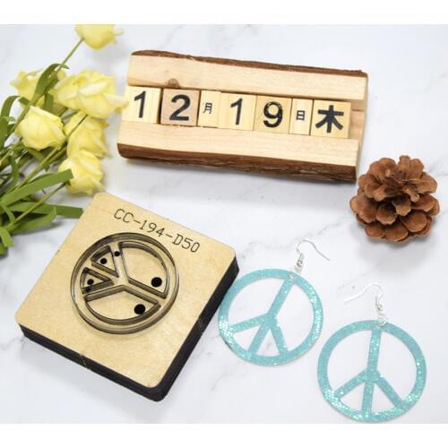 SMVAUON Japan Steel Die Cut Steel Punch circular Earrings Cutting Mold Wood Dies Leather Blade Rule Cutter DIY Leather Crafts