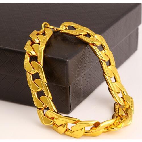 Gold chain bracelet 2020 hip hop gifts for men Accessories mens bracelets stainless steel chain on hand charm bracelet fashion