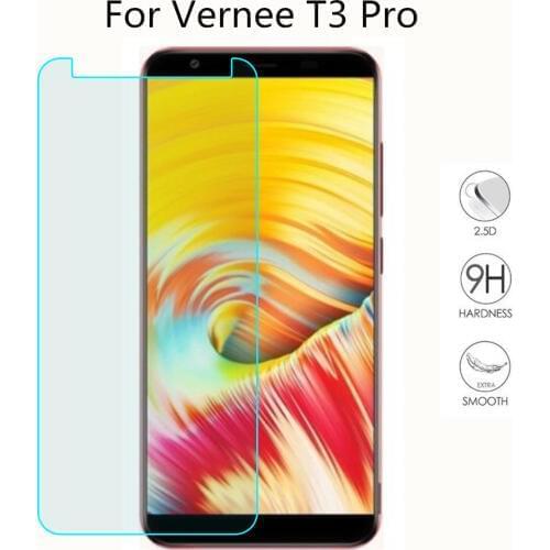 1PC 2PCS Smartphone Tempered Glass For Vernee T3 Pro 9H Explosion-proof Protective Film Screen Protector cover phone