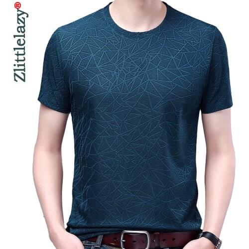 2021 New Casual Short Sleeve T Shirt Men Tshirt Summer Mens Clothing Geometry T-shirt Streetwear Fashion Tee Shirts Tshirts 417