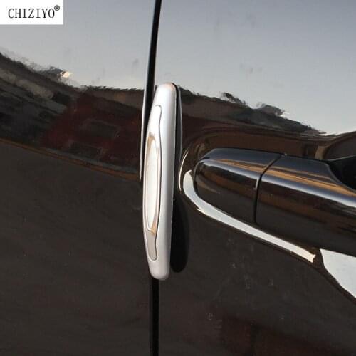 4PCS/Set Universal Car Anti-Collision Strip Bumper Car Door Protector Door Edge Trim Guard Styling Moulding Anti-Scratch Sticker
