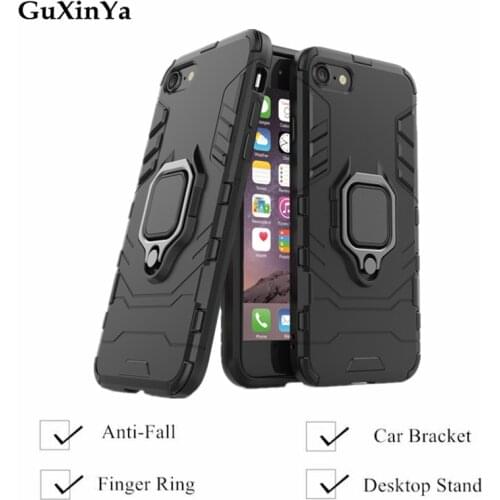 Cases For iPhone SE2 Phone Case For iPhone SE2 Luxury Armor Magnetic Ring Cover For Apple iPhone SE2 Fundas Coque Bumper Capas