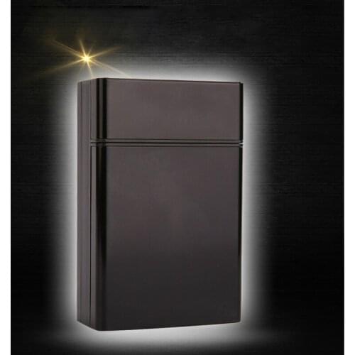 Automatic Cigarette Case 20-piece Cigarette Aluminum Alloy High-end Gift Cigarette Case for Men and Women Metal Cigarette Case