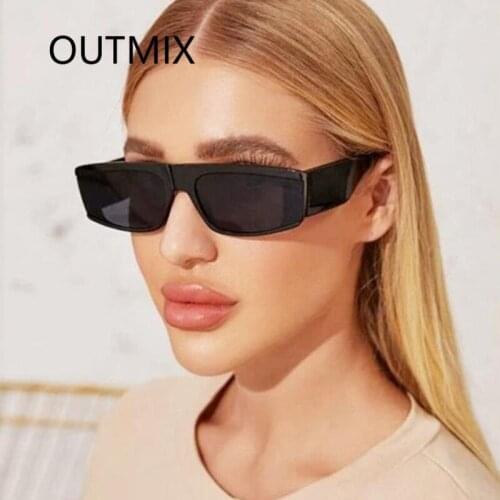 Classic Rectangle Black Sun Glasses Women Fashion 2021 Brand Designer Square Retro Sun Glasses Ladies Travel UV400 Shade Oculos