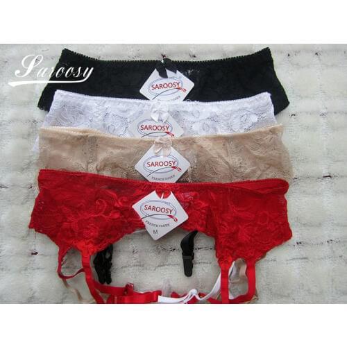 Collection Women Garters Suspenders Double Breasted Adjustable Waist Belt for Stockings Socks M and L Plus Size for Stockings