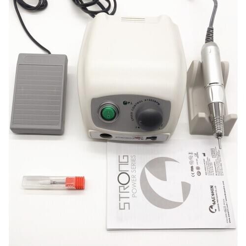 65W strong 207B silver control box+2020 new 35000RPM high quality nail drill professional nail art equipment