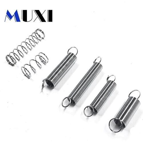 MUXI 200PCSspring tension spring compression spring set 200 pieces of transparent pp plastic box with 20 specifications in a box