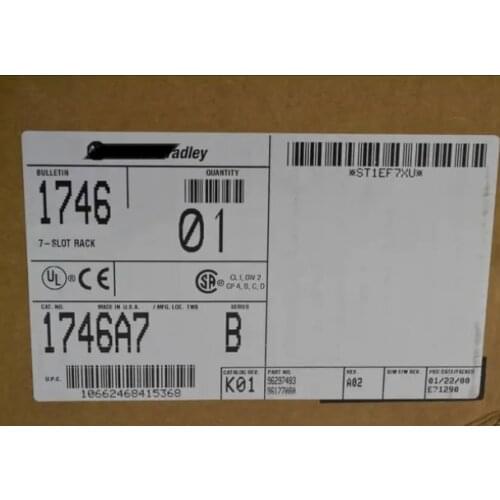 New Original SLC 500 7 Slot Rack 1746-A7