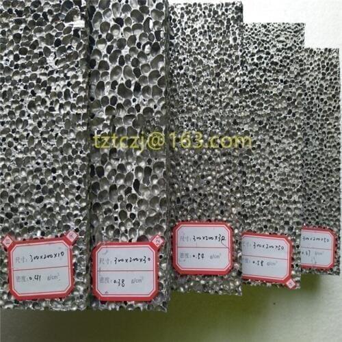 Closed-cell foam aluminum 6mm 8mm 10mm 15mm/ Decorative foam aluminum plate for indoor and outdoor exhibition hall