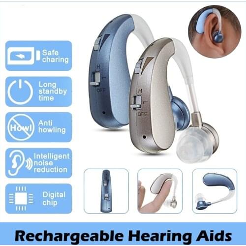 Ears Hearing Aids For Deafness Dropshipping Mini Sound Amplifier Wireless Listening Device Rechargeable First Aid High Quality