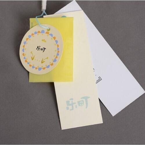 Customized tag paper tag clothes swing hangtag garment printed paper tag
