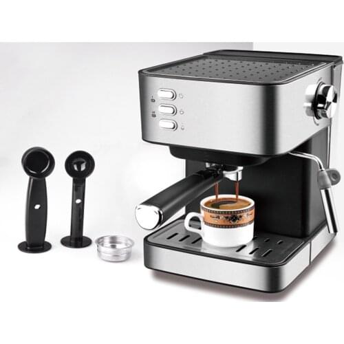 Semi-Automatic Home Office Small Espresso Steam Wand Milk Froth Machine All-In-One Coffee Machine