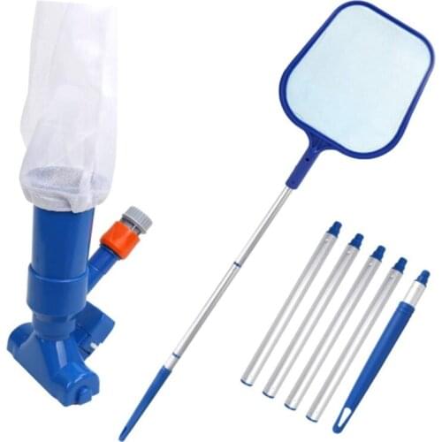 Pool Vacuum Cleaner,Pool Vacuum Head and Skimmer Net Set,for Above Ground Pool Inground Pool Spa Pond EU Plug