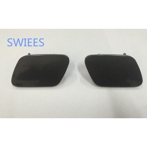 SWIEES For Front Bumper LEFT + Right Headlight Washer Nozzle Jet Cover - VW TOUAREG 2003-2007 7L6 807 751 7L6 807 752 7L6807751