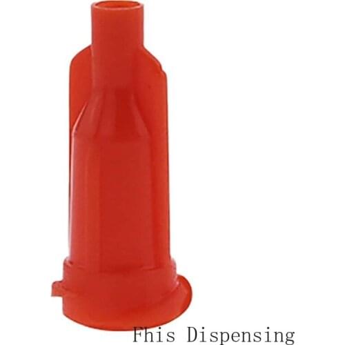 Pack of 1000 Glue Dispensing Syringe Tip Orange Cap Hat