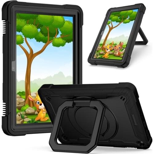 High Duty Coque For Amazon Kindle HD 8 Plus 2020 8.0 Inch Shockproof 360 Stand Holder Tablet For Kindle Hd 8 Hd8 Case + FilmPen