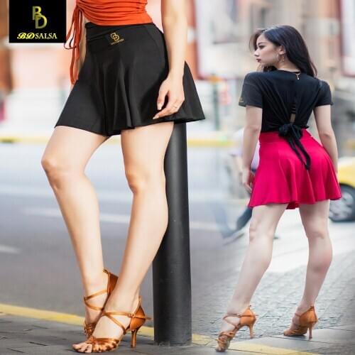 TOP Latin Dance Skirt New Practice Clothes Dancing Female Adult Big Swing Dance Skirt ZD40 Rumba Precisely School Group Purchase