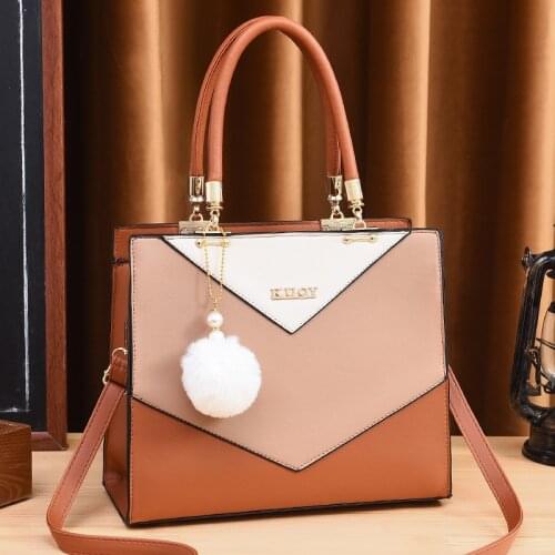 High Capacity PU Leather Women Shoulder Crossbody Bags 2021 New Chain Vintage Handbags Ladies Casual Totes Female Purses