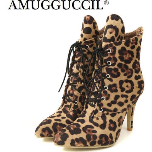 Plus Big Size 32-46 Black Yellow Gray Zip Lace Up High Heel Autumn Winter Girls Females Ladies Ankle Women Boots X1737