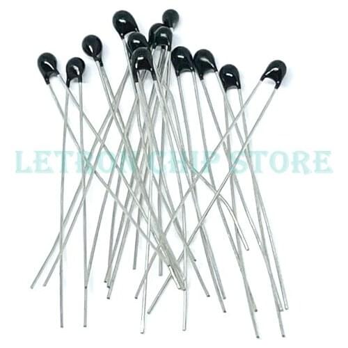 20PCS NTC Thermistor Resistor NTC-MF52AT MF52 NTC MF52E 1K 2.2K 4.7K 5K 6.8K 10K 20K 47K 50K 68K 100K 5% 3950B 3950