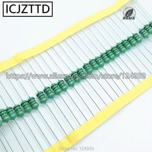 100PCS 0510 1W 1UH 2.2UH 3.3UH 4.7UH 10UH 22UH 33UH 47UH 56UH 100UH Inductors Color Ring Inductance Circle Power Inductor