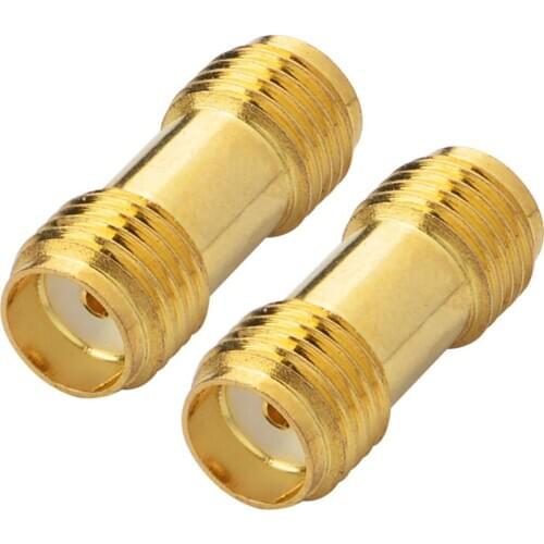 100 pieces SMA Female to SMA Female SMA Adapter in series RF Coaxial Adapter Connector