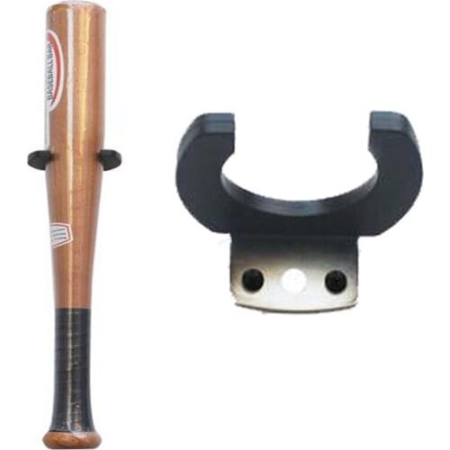 2PCS One Vertical Baseball Bat Softball Bat Display Wall Mount Wall Rack Wall Holder - NO BASEBALL BAT