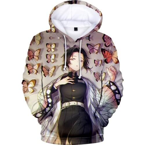 Kpop Ghost Blade 3D Hoodies Oversized Swearshirt Hooded 3D Hoody Print 2020 Classic Full Casual Men/women Child Regular