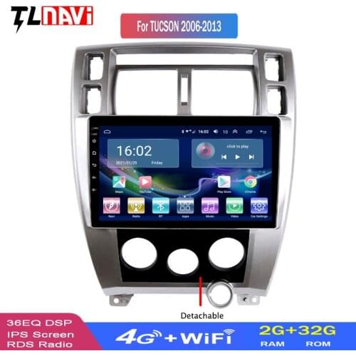 4G LTE 2G RAM IPS Android 10 Car Radio Multimedia Player For Hyundai Tucson 2006-2013 GPS Navigation