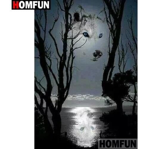 HOMFUN Full Square/Round Drill 5D DIY Diamond Painting "landscape" Embroidery Cross Stitch 5D Home Decor A07811