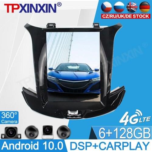 Android 10.0 128GB For Chevrolet Cruze 2015 2016-2018 Car Player Radio GPS Navigation Auto Stereo Multimedia IPS Screen Carplay