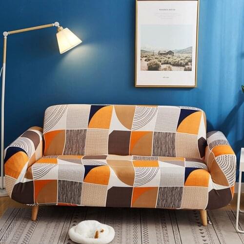 Sofa Cover Geometric Couch Cover Elastic Sofa Cover for Living Room Pets Corner L Shaped Chaise Longue Sofa Slipcover 1PC